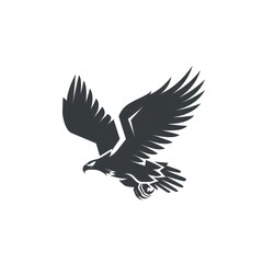 Obraz premium Eagle stencil vulture animal.