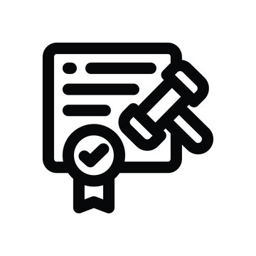 standardization line icon. Clean and minimalist vector icon for websites, mobile apps, presentations, and logos. Fully scalable and customizable for any project.