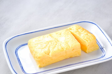 ふわふわの食感の卵料理、厚焼き玉子
