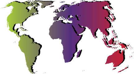 World Map Vector Design