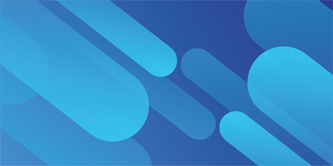 Abstract blue background with diagonal lines. Dynamic shapes composition. Vector illustration