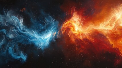 Fototapeta premium abstract fire background