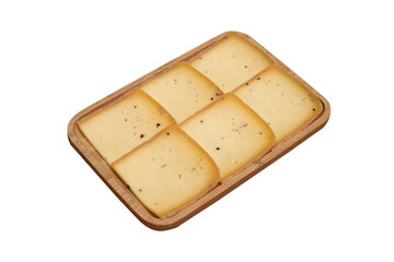 Cheese raclette prepared on plate for a dinner party