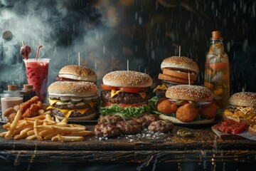 Fast Food Variety &ndash; Tasty and Quick Meals