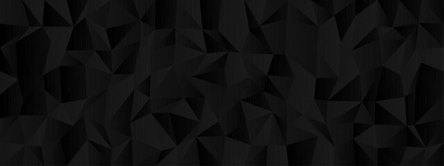 Obraz premium Abstract geometric pattern with dark polygonal background design for digital and print use.