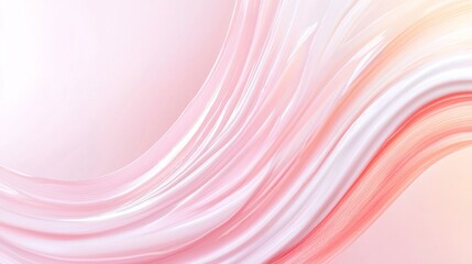 Fototapeta premium Abstract Pink and White Liquid Swirl Background