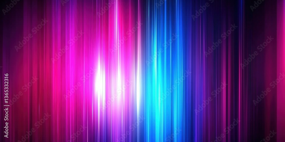 Poster dynamic vibrant abstract neon gradient background featuring glowing lines and futuristic design elem