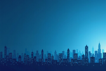city skyline background graphic