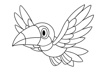 Tropical Toucan Coloring Book – Relaxing and Creative Bird Art

