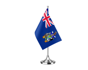 Cayman Islands small national flag isolate background