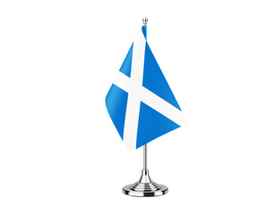 Scotland small national flag isolate background