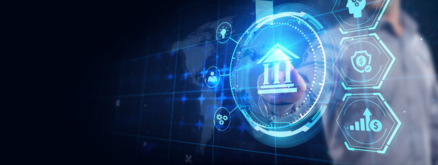 Obraz premium Business, Technology, Internet and network concept. Labor law, Lawyer, Attorney at law, Legal advice concept on virtual screen.