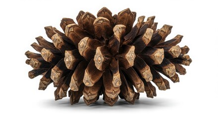 pine cone isolated on white