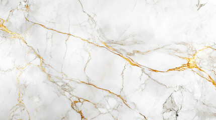 Biały ekskluzywny marmur ze złotym deseniem, tło dla projektu, generative ai 