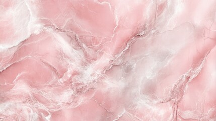 A modern pink marble texture with flowing white veins, polished and refined for a stylish interior design element