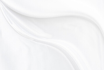 White gray satin texture that is white silver fabric silk background with beautiful soft blur pattern natural.