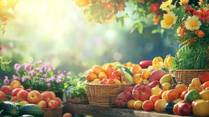 Fresh Fruits & Vegetables Market Garden