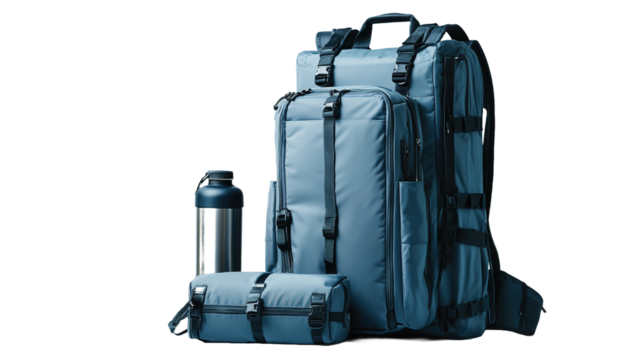 Versatile travel backpack for all adventures urban environment product showcase functional design