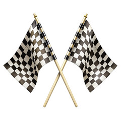 checkered racing flags