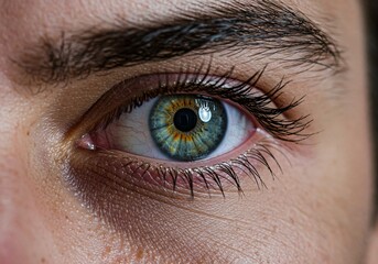 Obraz premium A Window to the Soul: The Human Eye's Story