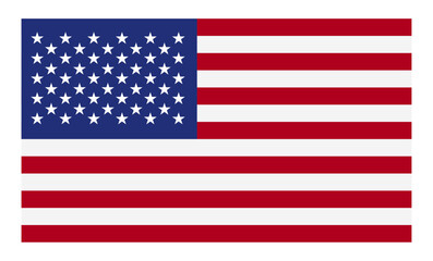 Naklejka premium The flag of the United States of America