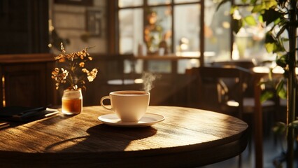 table setting in restaurant