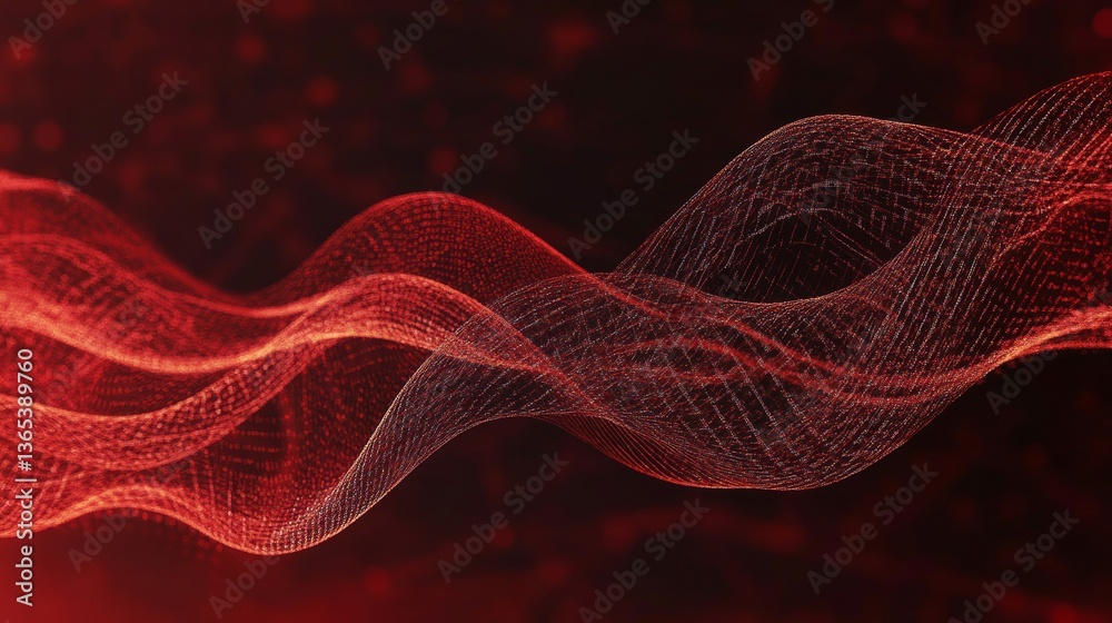 Poster waving data stream: red network algorithm