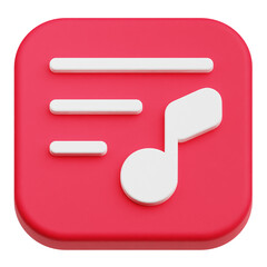 app user interface 3d icon isolated on the transparent background
