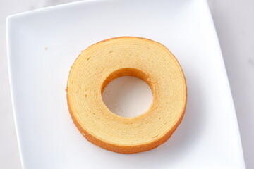 おいしそうなバウムクーヘン
