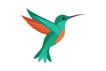 Obraz premium vector illustration of an abstract bird