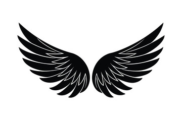 Fototapeta premium eagle with wings vector illustration