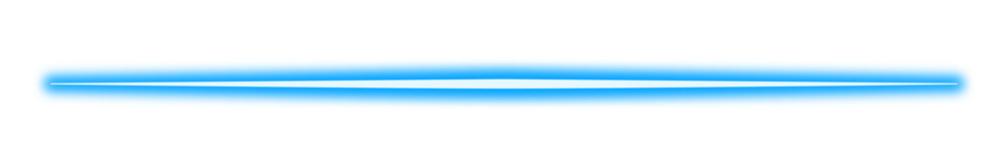 Obraz premium Glowing neon beam of blue color