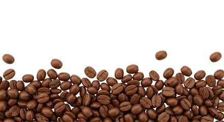 Isolated Coffee Beans