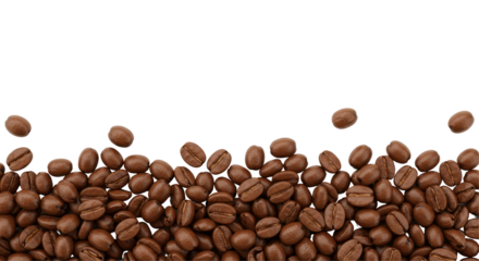 Isolated Coffee Beans