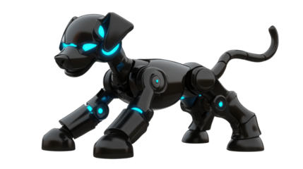 blue screen robot toy