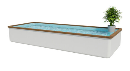 Isolated Swimming Pool