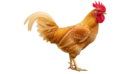 Isolated Rooster