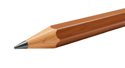 Isolated Wooden Pencil Tip