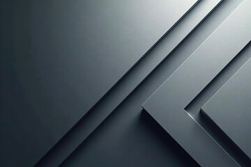 Sleek and minimalist gray background with geometric lines and abstract shapes,  neutral,  background