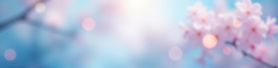 Soft and dreamy bokeh background with light blue and pale pink blurs,  tranquil,  background