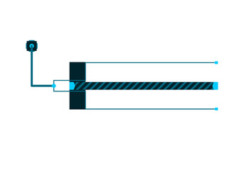 PNG geometric style with microchip blue symmetric design for technology projects, pattern and line art, electronic black icon symbol illustration sign set for business button web icon label 