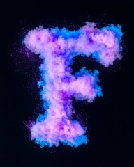 Ethereal letter "F"