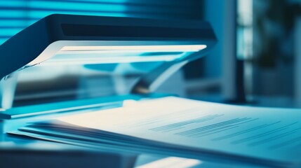 An AI powered document analysis tool, scanning and categorizing legal documents with speed and accuracy, Legal tech style