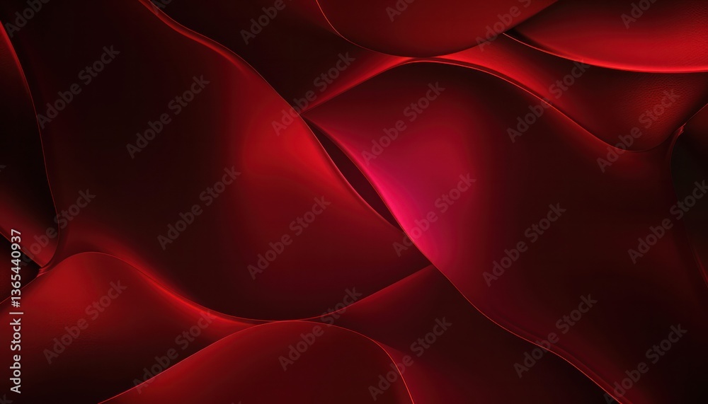 Wall mural dark red abstract backgrounds flowing lines curves dark smooth gradient colours infinity super detai