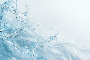 Fluid Artistry: Capturing the dynamic dance of water, this captivating shot showcases the essence of fluidity with every droplet and wave, forming a mesmerizing composition.