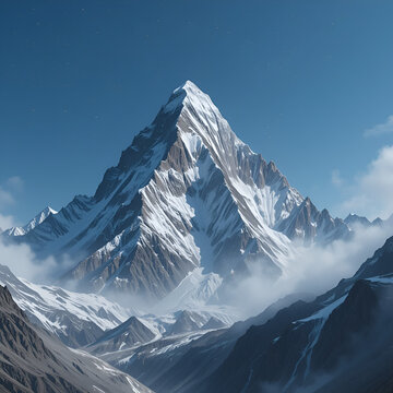 Ama Dablam mountain, Khumbu glacier, Nepal