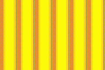 Form pattern lines vector, pillow fabric background texture. Stripe stripe seamless textile vertical in bright and amber colors.