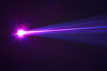 Cosmic ray burst.  Vibrant light streaks across a dark background