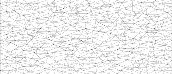 Abstract geometric pattern with connected triangles and lines.