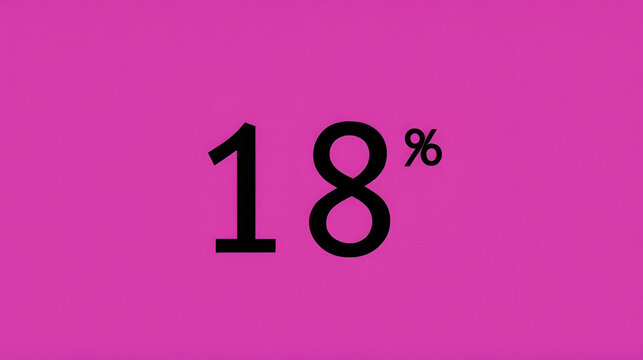 Una toma de cerca del numero dos mil veinte seis en un fondo fucsia